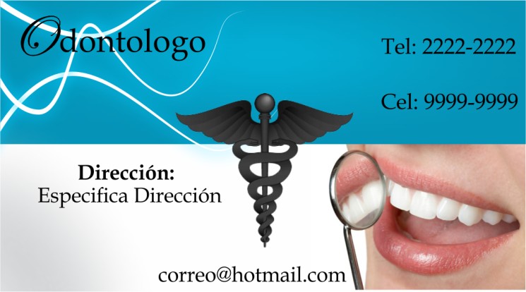 1 tarjetas presentacion odontologo 2