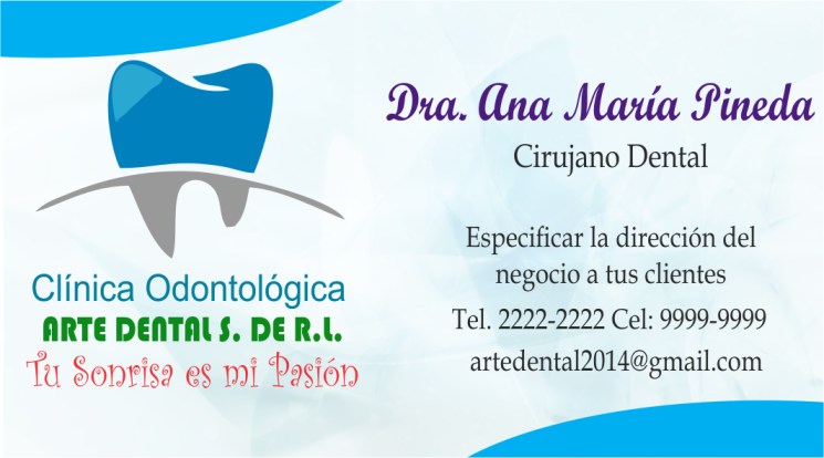 1 tarjetas presentacion odontologo 3