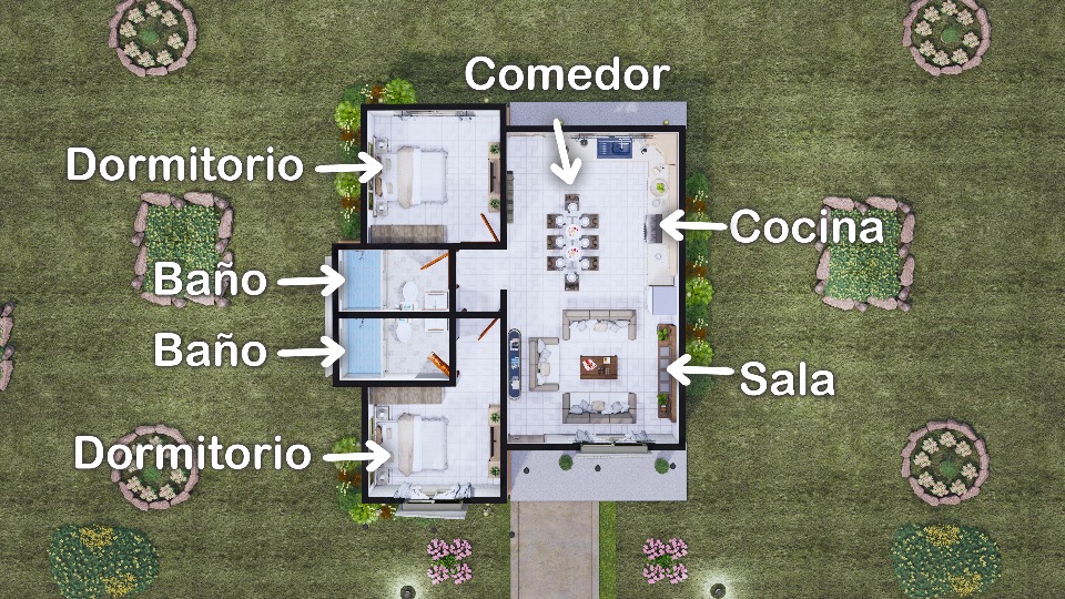 distribucion planos casa CFYM k4
