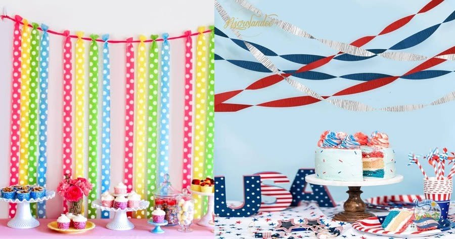 7 ideas de manualidades con papel para decorar fiestas