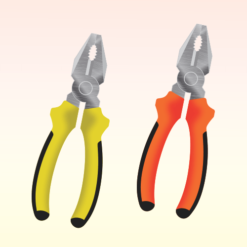 Vector gratis de dos tenazas