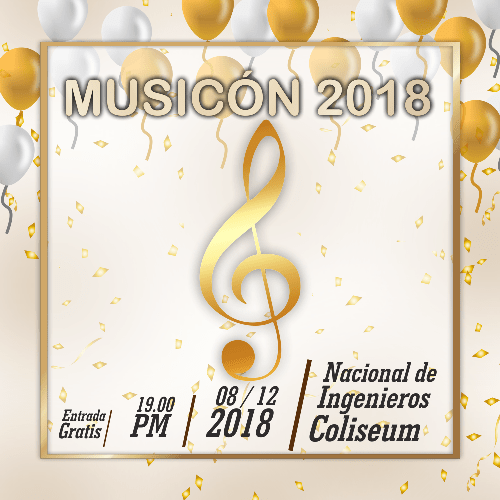 Vector Gratis de Tarjeta de invitación para un evento musical