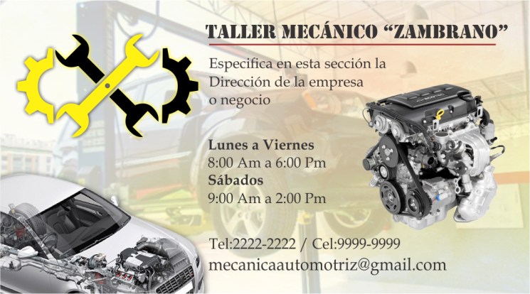 1 tarjetas presentacion taller mecanica automotriz 7