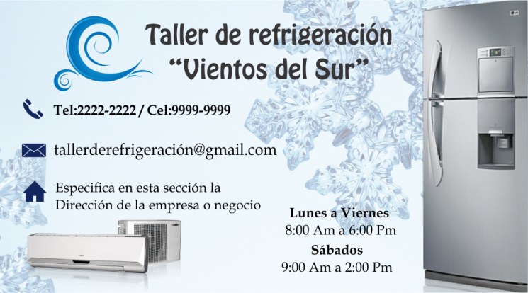1 tarjetas presentacion taller refrigeracion 6