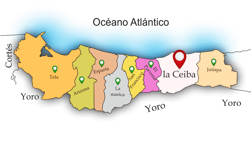 atlantida mapa