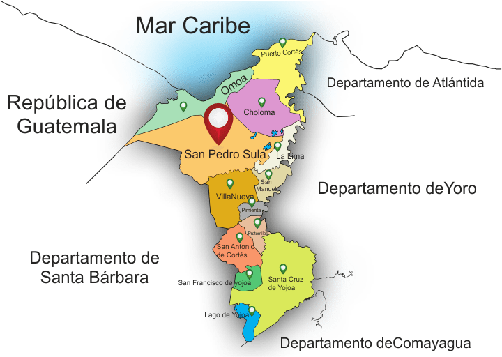 cortes mapa